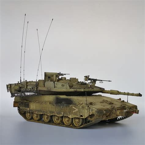 Main Battle Tank IDF Merkava Mk.iv With Trophy. Military Model Series 1 ...