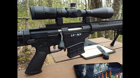 Ruger Precision Rifle 22 - 250 Rem - YouTube