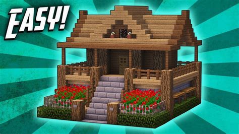 Minecraft: How To Build A Survival Starter House Tutorial (#7) #Survival | Minecraft haus ...