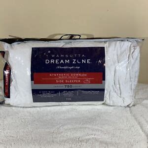 Wamsutta Dream Zone Synthetic Down SIDE SLEEPER KING Pillow Standard 750 TC | eBay