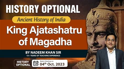 King Ajatashatru of Magadha | Ancient History of India | History ...