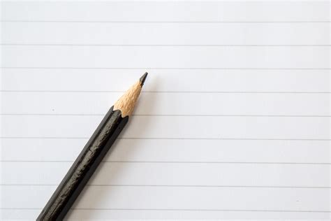 Paper And A Pencil Free Stock Photo - Public Domain Pictures