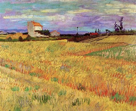 Wheat Field - Vincent van Gogh | Paesaggi, Dipinti impressionisti, Arte del paesaggio