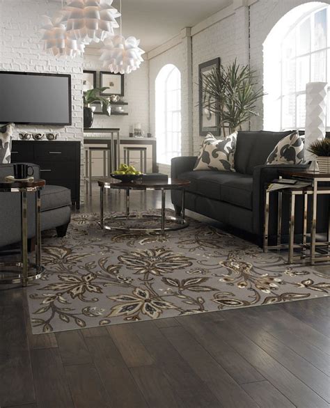 Grey Wood Flooring Living Room Ideas – Idalias Salon