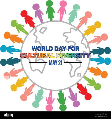 Poster design for world day cultural diversity illustration Stock ...