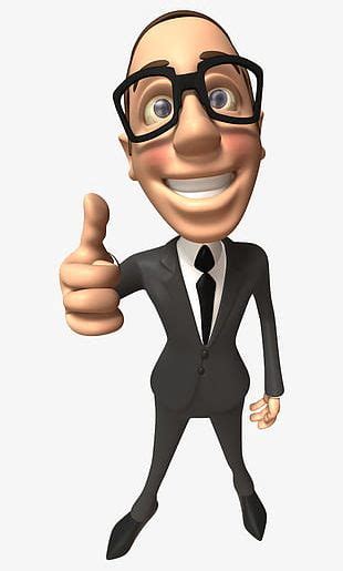 Cartoon Business Man PNG Images, Cartoon Business Man Clipart Free Download