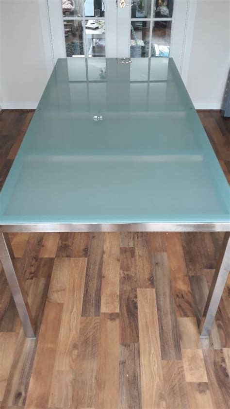 Ikea glass dining table | in Mansfield, Nottinghamshire | Gumtree
