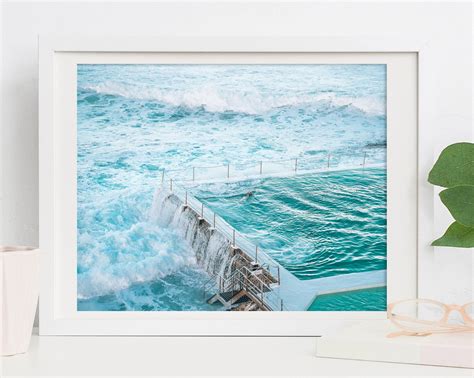 Beach Print Bondi Beach Wall Art Print Beach Photography - Etsy