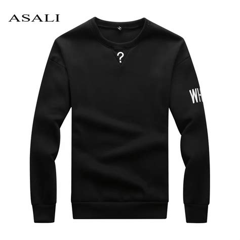 ASALI Brand Clothing New 2018 Autumn Winter Fashion Mens Hoodies Casual 100% Cotton Thicken ...