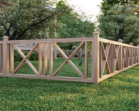 DIY "X" wooden fence plans - DIY projects plans