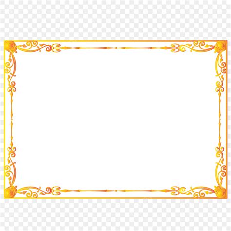 Certificate Border Design Vector Design Images, Certificate Border Design For Download, Art ...