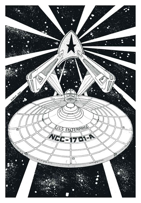 Star Trek Enterprise Drawing at PaintingValley.com | Explore collection ...