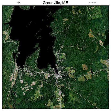 Aerial Photography Map of Greenville, ME Maine