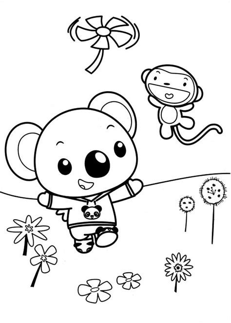 Tolee And Hoho Coloring Page - Free Printable Coloring Pages for Kids