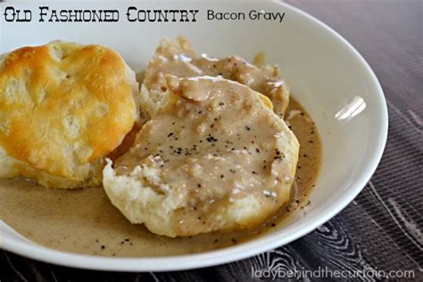 Old Fashioned Country Bacon Gravy