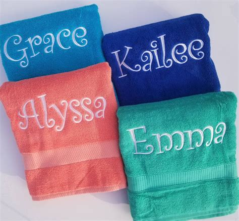 Kids Bath Towels Personalized : Applique Name Towel Personalized Bath ...