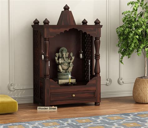 Buy Alanis Home Temple (Walnut Finish) Online in India at Best Price ...