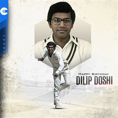 Happy Birthday, Dilip Doshi