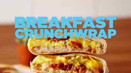 Breakfast Crunchwrap Supreme - Food & Drinks | Breakfast crunchwrap, Crunch wrap supreme, Breakfast