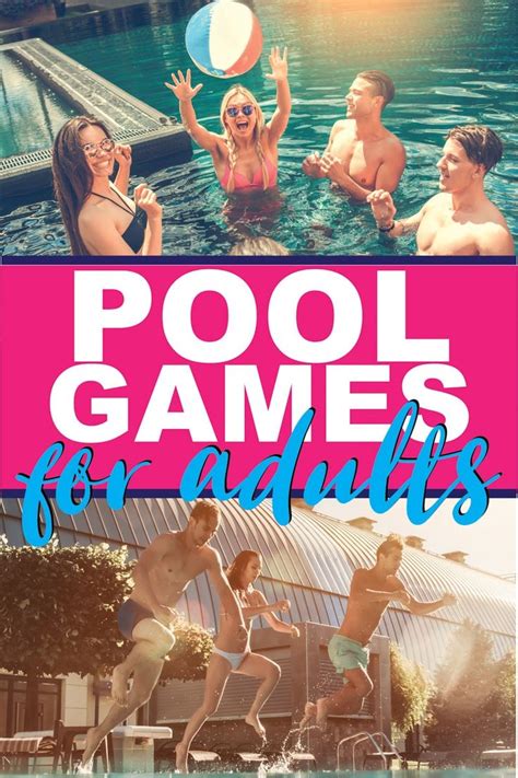 28 Fun Swimming Pool Games for All Ages | Pool games, Pool party adults, Fun pool games