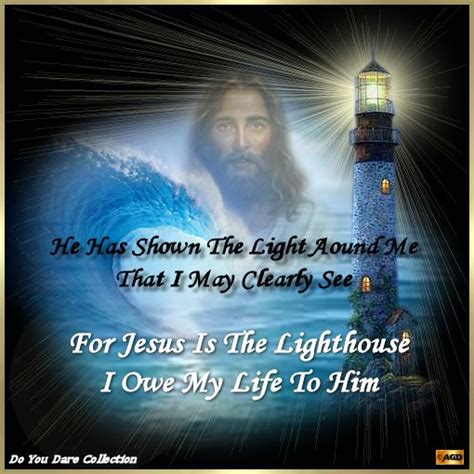 Jesus is the Lighthouse graphic image from http://www ...