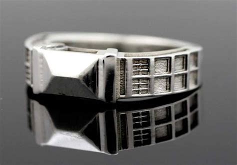 Doctor Who Solid Sterling Silver Ring Brings TARDIS on Your Finger | Gadgetsin