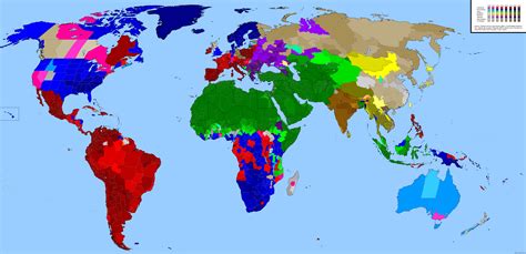 World Religion Map by National Subdivision ... - Maps on the Web