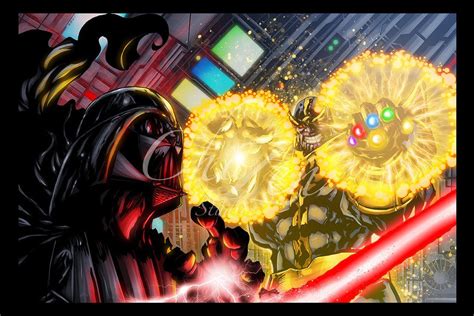 Darth Vader vs 616 Thanos Fan Art by ScrewBattle on DeviantArt