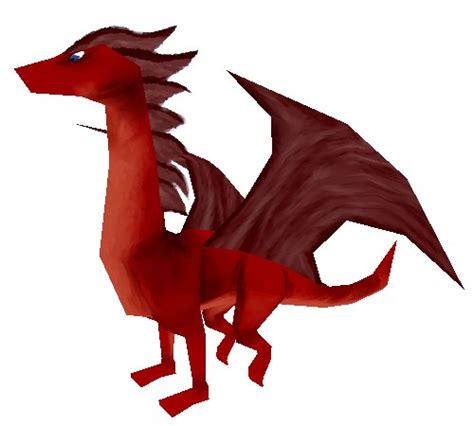 free low-poly dragon 3d model