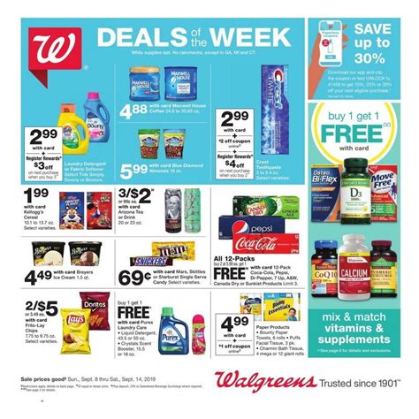 Walgreens Weekly Ad Sep 08 – Sep 14, 2019