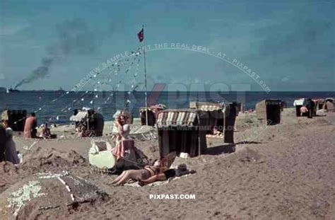 beach at the Kiel Fjord, Germany 1939 - 1. Location - Town - Cities - PIXPAST