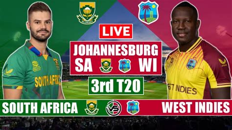 South Africa v West Indies T20 Live Scores | SA vs WI 3rd T20 Live ...