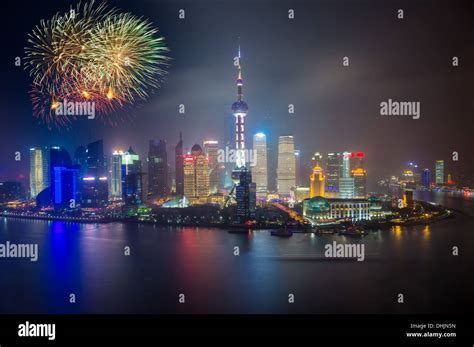 night view at shanghai china Stock Photo - Alamy