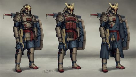 "Commission - Samurai Armor" by Anthony Scroggins (Shimmering-Sword ...