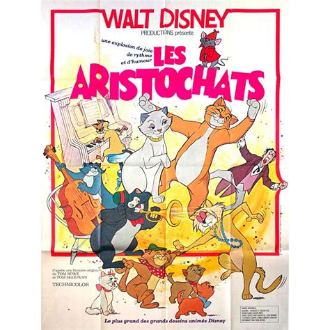 THE ARISTOCATS Movie Poster 47x63 in.