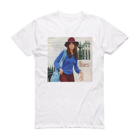 Carly Simon No Secrets Album Cover T-Shirt White – ALBUM COVER T-SHIRTS