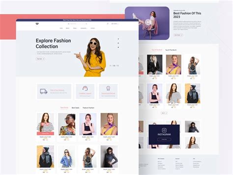 Ecommerce Landing Page | Figma Design Graphic by ofsentdesign · Creative Fabrica