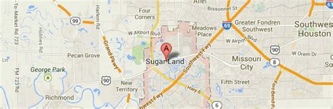 Sugar Land TX Map