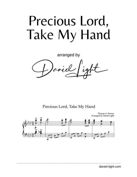 Precious Lord, Take My Hand • Daniel-Light.com