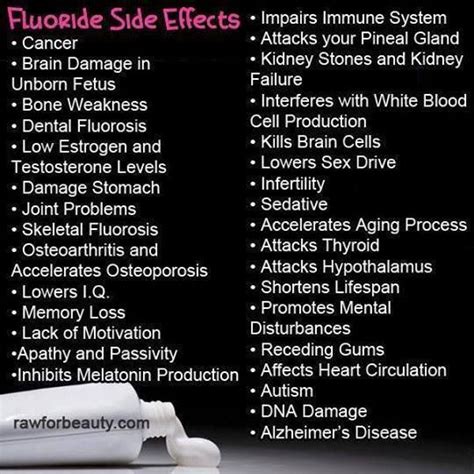 Fluoride side effects | Dental fluorosis, Fluoride, Healing modalities