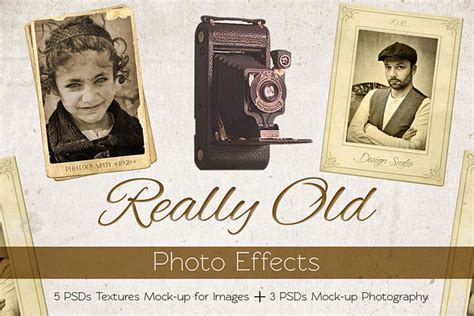 Really Old Photo Effects ~ Textures ~ Creative Market