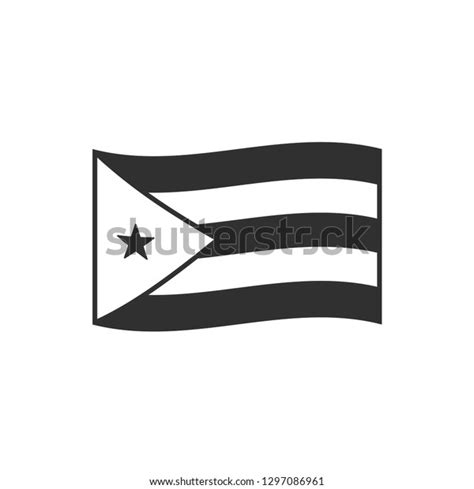 Cuba Flag Icon Black Outline Flat: เวกเตอร์สต็อก (ปลอดค่าลิขสิทธิ์ ...