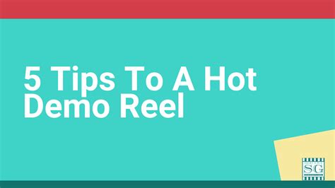 5 Tips To A Hot Demo Reel - Smart Girls Productions | Marketing for Actors | Screenwriters