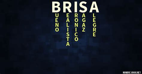 Qué significa brisa