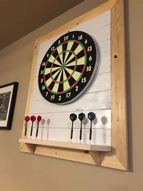 Dart board backboard | Dartboard cabinet diy, Dart board backboard ...