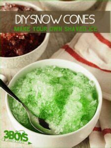 Recipe: Make Your Own Snow Cones