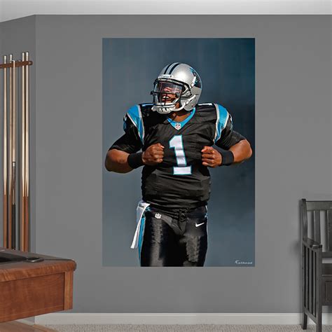 Cam Newton Superman Mural Wall Decal | Shop Fathead® for Carolina ...