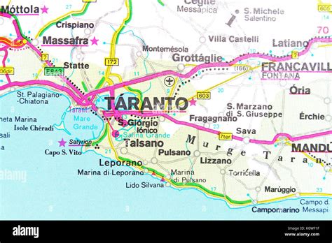 Mappa di taranto Banque de photographies et d’images à haute résolution - Alamy