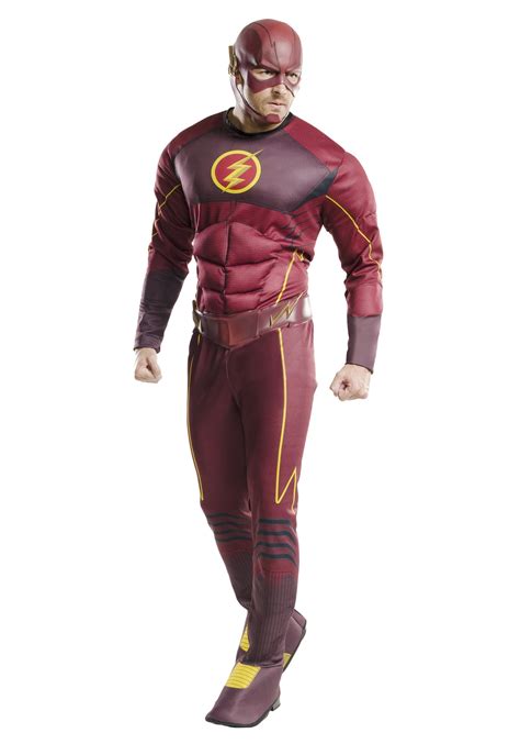 Adult Deluxe The Flash Costume | DC Comics Costumes