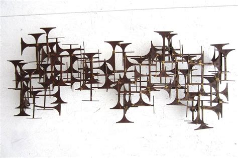 Brutalist Abstract Wall Art Sculpture by Marc Weinstein, circa 1970 at ...